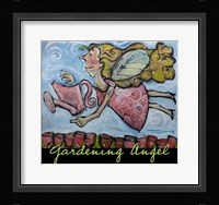 Gardening Angel Poster Fine Art Print
