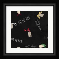 Gift Tag Wrapping Paper Fine Art Print