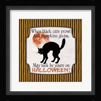 Black Cats Framed Print