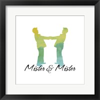 Mister & Mister Framed Print