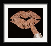 Rosegold Kiss Fine Art Print