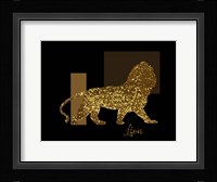 3 Golden Lion Framed Print