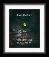 Good Things Come To Those Who Wait Yellow Flower Fine Art Print