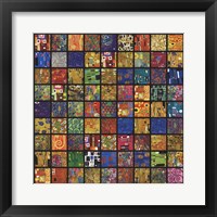 Klimt Squares Framed Print