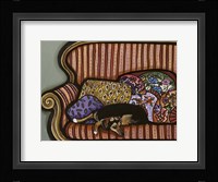 Resting on the Sofa Fine Art Print