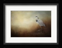 Heron At The Inlet Fine Art Print
