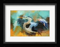 Colorful Expressions Heron Fine Art Print