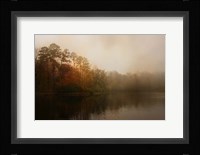 Foggy Morning At Lake LaJoie Fine Art Print
