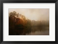 Foggy Morning At Lake LaJoie Fine Art Print