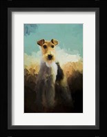 Fox Terrier On Alert Fine Art Print