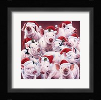 Christmas Piggies Fine Art Print