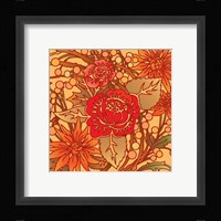 Red Rose Square Fine Art Print