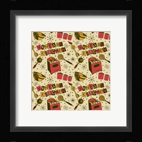 Vintage Kitchen Pattern Fine Art Print