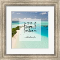 Genius is Eternal Patience - Beach Fine Art Print