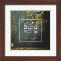 Genius is Eternal Patience - Forest Fine Art Print