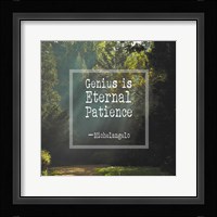 Genius is Eternal Patience - Forest Fine Art Print