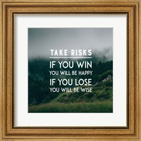 Take Risks - Forest Landscape Color Fine Art Print