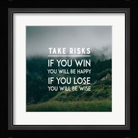 Take Risks - Forest Landscape Color Fine Art Print