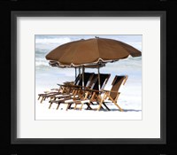 Beach Chairs V Fine Art Print