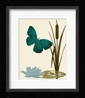 Butterfly and Cat Tails Fine Art Print