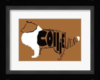 Collie Word 2 Fine Art Print