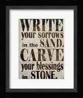 Sorrows in Sand Fine Art Print