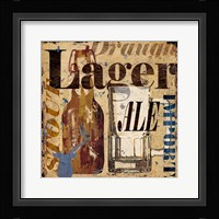 Old Lager Framed Print