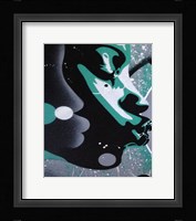 Kiss White Green Fine Art Print