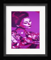 Purple Geisha Framed Print