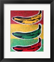 Rasta Banana Framed Print