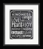 Chalk Board 5 Fine Art Print