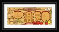 Kitchen Reference Board Fine Art Print
