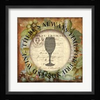 Circled Wine 1 Fine Art Print