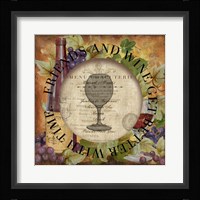 Circled Wine 2 Framed Print