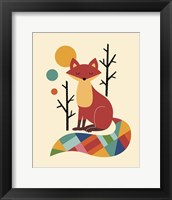 Rainbow Fox Fine Art Print