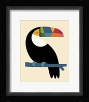 Rainbow Toucan Framed Print