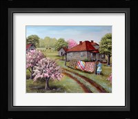 Grandma's Quilts Fine Art Print