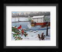 Murray's Mill in The Snow Fine Art Print