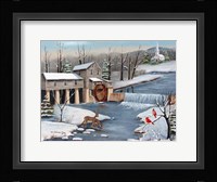 Pigeon Forge In The Winter Fine Art Print