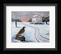 Old St. Paul's and the Hawk Fine Art Print