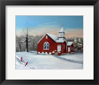 Palm Tree Church Fine Art Print