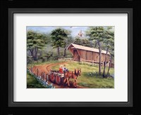 Bunker Hill Covered Bridge1800s Fine Art Print