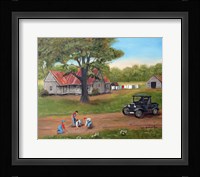 Shooting Marbles Fine Art Print