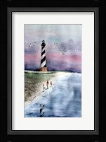 Cape Hatteras Watercolor Fine Art Print