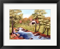 Gone Fishing Framed Print