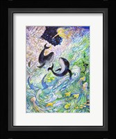 Creation Whales and Fishes Fine Art Print