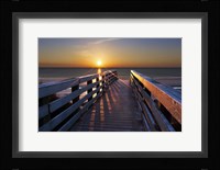 Stars On The Boardwalk Framed Print