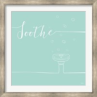 Underline Bath VIII Teal Fine Art Print