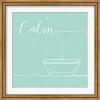 Underline Bath VI Teal Fine Art Print