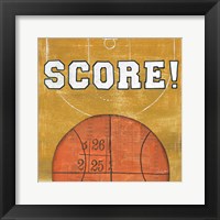 On the Field II Score Framed Print